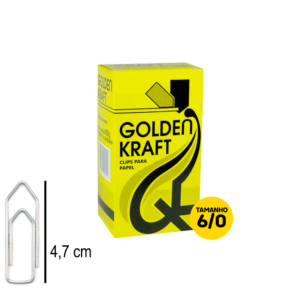 Clips Galvanizado 6/0 Golden Kraft