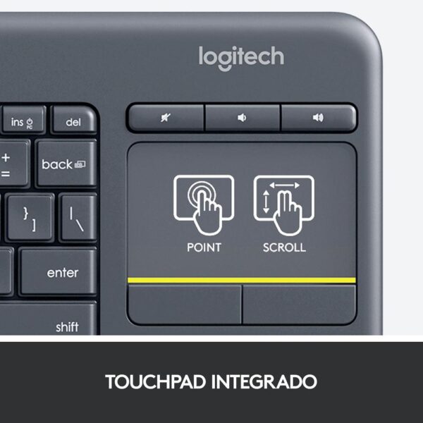 Teclado Logitech Wireless K400