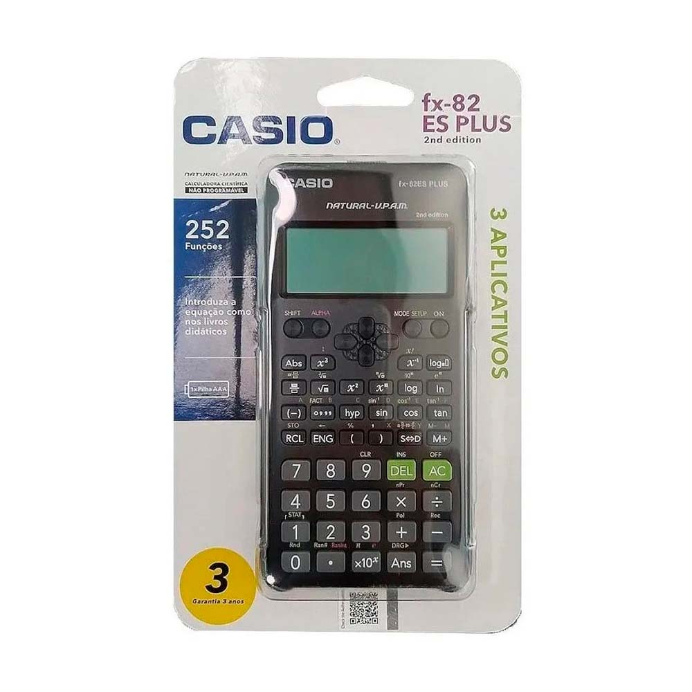 Calculadora Científica Casio Fx-991es Plus - 417 Funções -nf