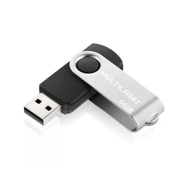 Pen Drive Twist 64GB USB 2.0 Preto