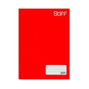 Caderno Brochurão Stiff Vermelho 48 folhas