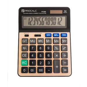 Calculadora de Mesa PC289 12 Dígitos Procalc