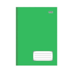 Caderno Brochura 1/4 Kbom Verde 96 folhas