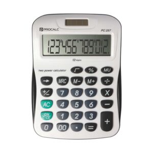 Calculadora de Mesa PC257 12 Dígitos Procalc