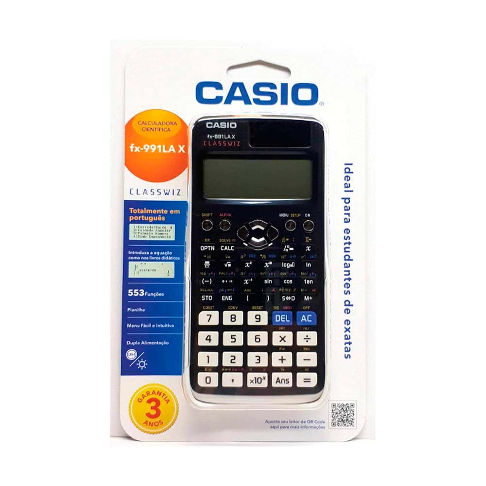 Casio fx-991 LAX Notação científica