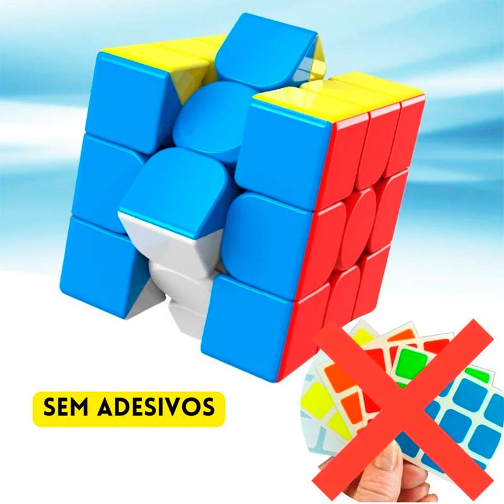 Cubo Mágico Profissional Original 3x3x3 Magic Sem Adesivo