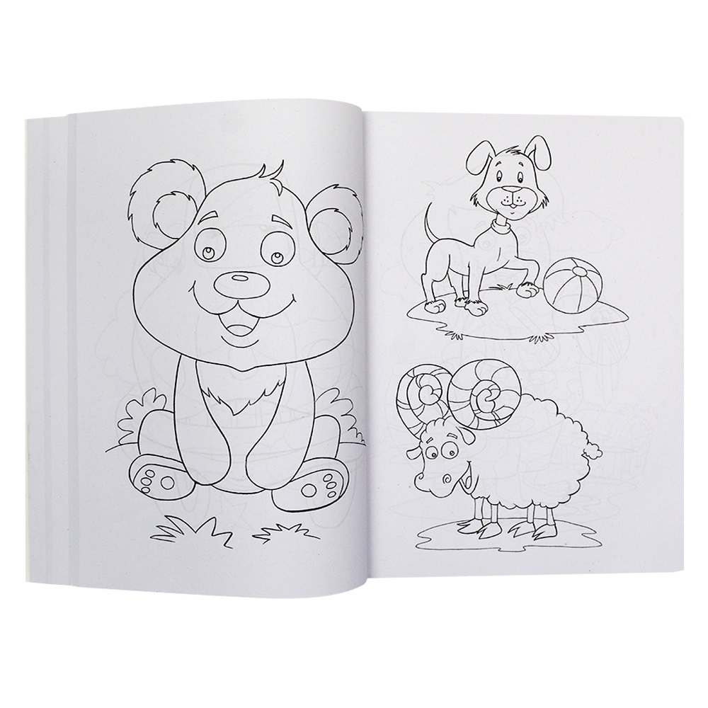 Caderno Para Colorir Infantil Menina 80 Folhas