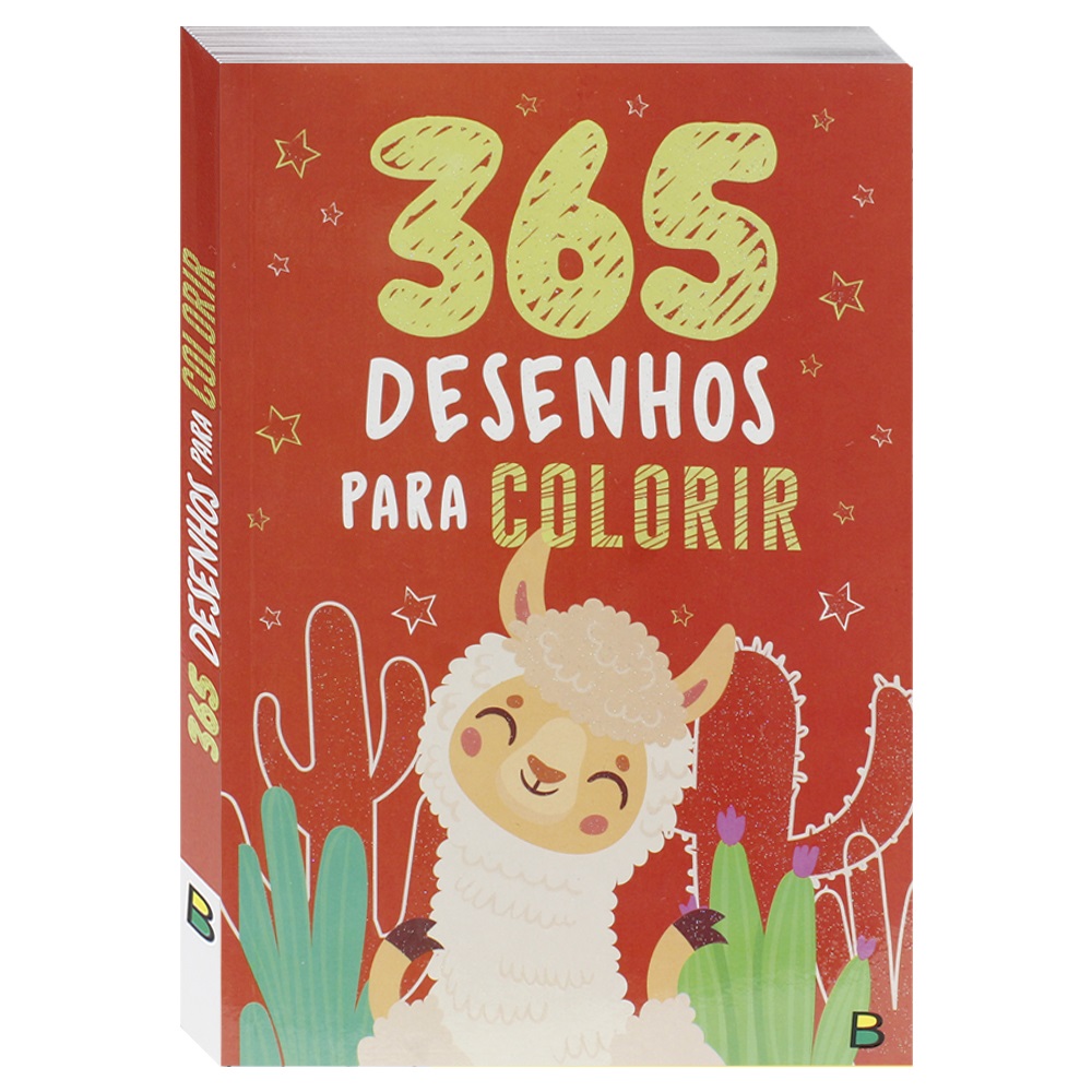 365 desenhos para colorir capa branca - Todo Livro