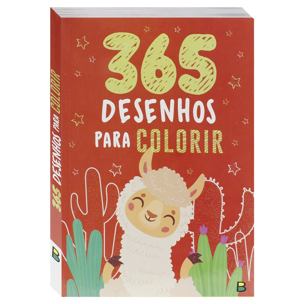 Livro de Pintar Infantil 365 Desenhos Para Colorir Todolivro