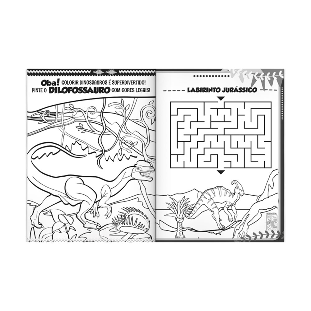 Colorir & Atividades: Fantásticos Dinossauros - Todolivro - Papelaria  Arquitécnica