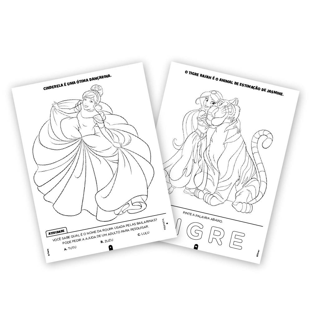 100 Páginas Para Colorir Disney - Princesas - 9786557385746 - Livros na   Brasil