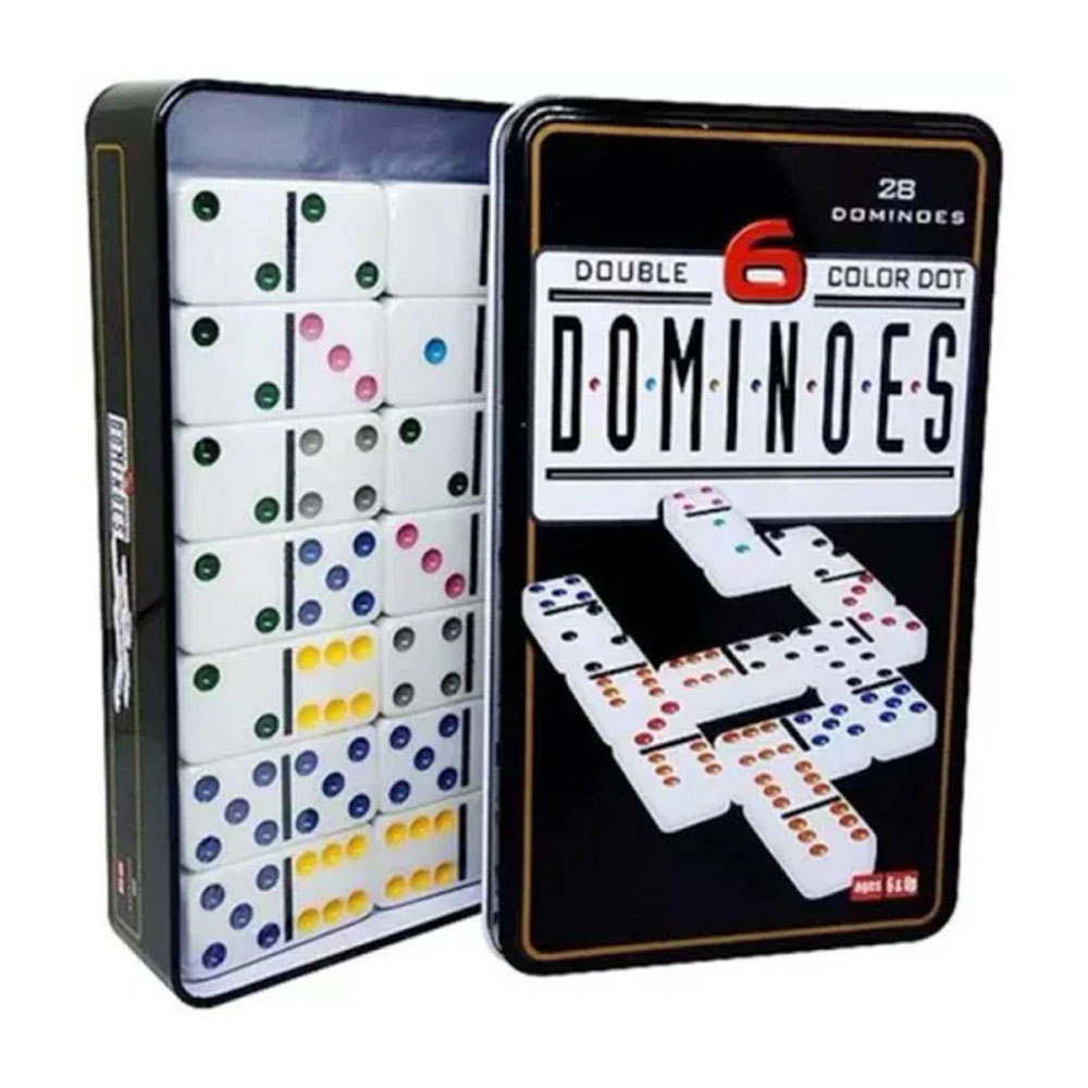 10 Jogos De Domino Com 28 Peças De Plástico Em Cada