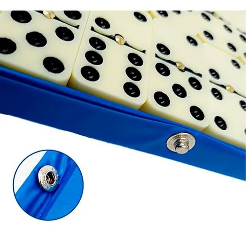 Jogo De Domino Profissional 28 Peças Jumbo 1,1 Cm Espessura