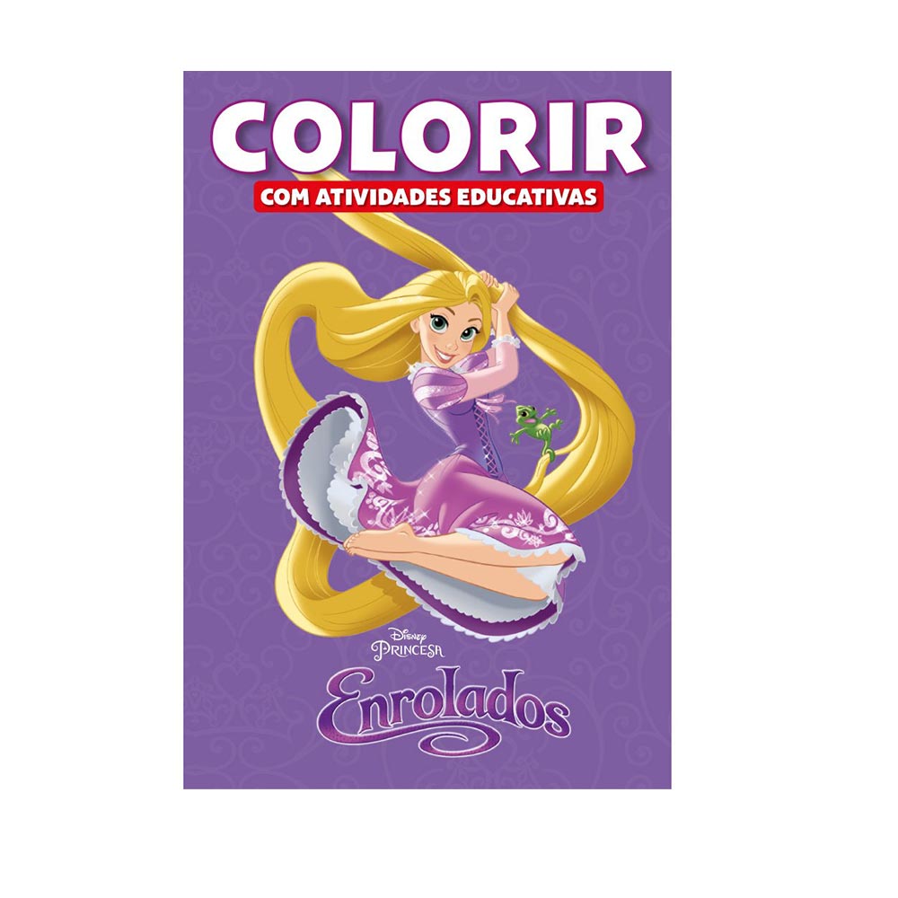 Princesa Rapunzel para Colorir - Desenhos para Pintar da Disney -  Brinquedos de Papel