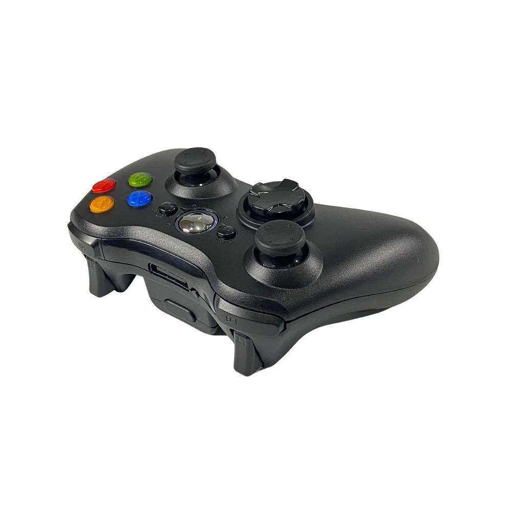 Kit 2 Controle Sem Fio Xbox360 Slim X360 Preto