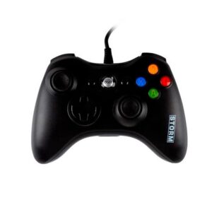 Controle para videogame e bola de videogame, iluminado com cabeça