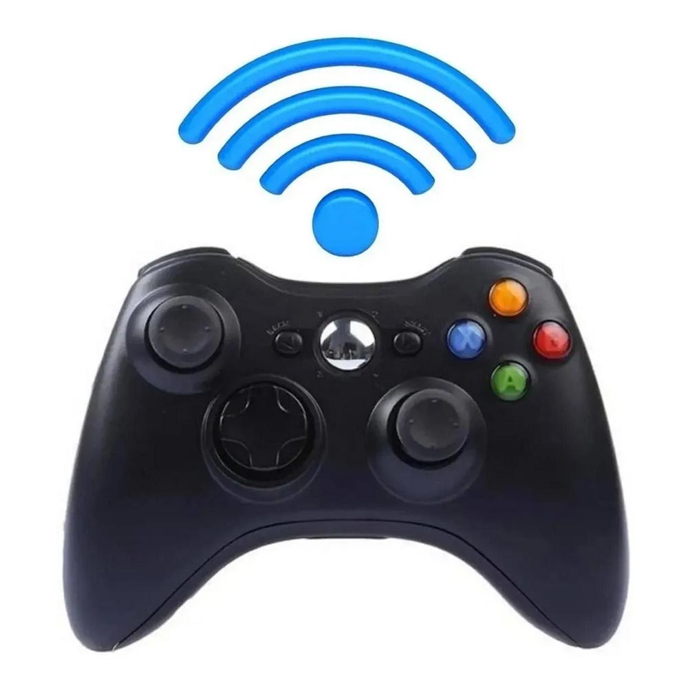 Controle Xbox Video Game Sem Fio Wireless Slim Joystick 360 - Padihey